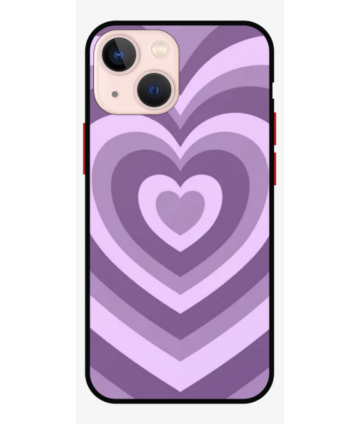 Husa IPhone 15 Plus, Protectie AirDrop, Heart is Purple